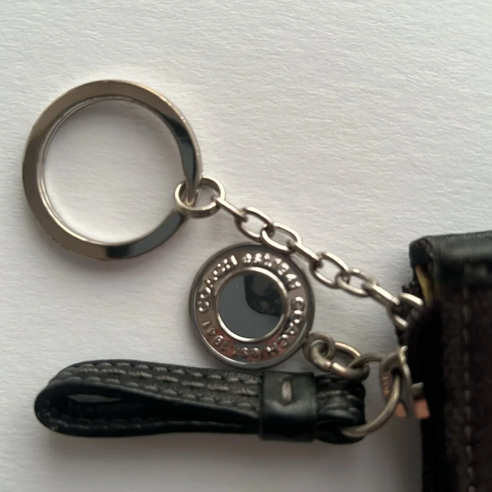 COACH‎ Skinny ID wallet  Sparkle Keychain Cardholder